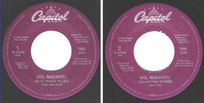McDaniel, Mel / Blue Suede Blues (1989) / Capitol B-44358 (Single, 7" Vinyl)