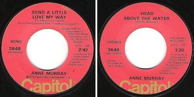Murray, Anne / Send a Little Love My Way (1973) / Capitol 3648 (Single, 7&quot; Vinyl)