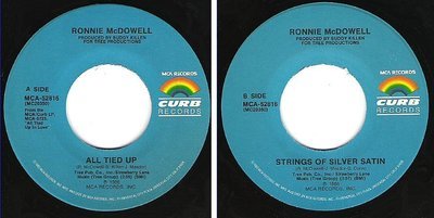 McDowell, Ronnie / All Tied Up (1986) / MCA-Curb MCA-52816 (Single, 7" Vinyl)