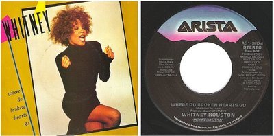 Houston, Whitney / Where Do Broken Hearts Go (1988) / Arista AS1-9674 (Single, 7&quot; Vinyl)