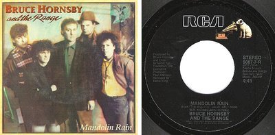 Hornsby, Bruce (+ The Range) / Mandolin Rain (1986) / RCA 5087-7-R (Single, 7&quot; Vinyl)