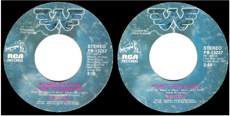 Jennings, Waylon / Women Do Know How to Carry On (1982) / RCA PB-13257 (Single, 7&quot; Vinyl)