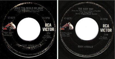 Arnold, Eddy / Make the World Go Away (1965) / RCA Victor 47-8679 (Single, 7&quot; Vinyl)