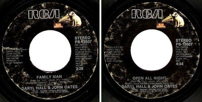 Hall + Oates / Family Man (1982) / RCA PB-13507 (Single, 7&quot; Vinyl)