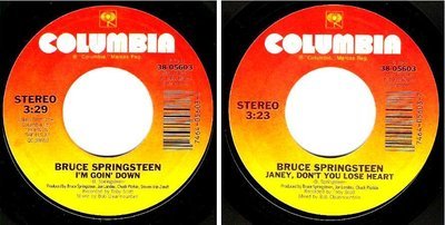 Springsteen, Bruce / I&#39;m Goin&#39; Down (1985) / Columbia 38-05603 (Single, 7&quot; Vinyl)