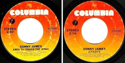 James, Sonny / Eres Tu (Touch the Wind) (1975) / Columbia 3-10249 (Single, 7&quot; Vinyl)