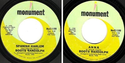 Randolph, Boots / Spanish Harlem (1970) / Monument Mn45-1199 (Single, 7&quot; Vinyl)