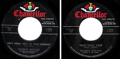 Avalon, Frankie / Don&#39;t Throw Away All Those Teardrops (1960) / Chancellor C-1048 (Single, 7&quot; Vinyl)