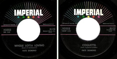Domino, Fats / Whole Lotta Loving (1958) / Imperial X5553 (Single, 7" Vinyl)
