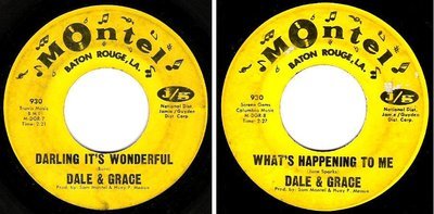 Dale + Grace / Darling It&#39;s Wonderful (1964) / Montel 930 (Single, 7&quot; Vinyl)