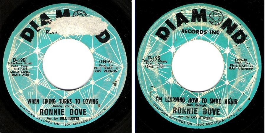 Dove, Ronnie / When Liking Turns to Loving (1965) / Diamond D-195 (Single, 7" Vinyl)