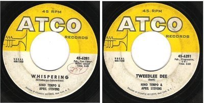 Tempo, Nino (+ April Stevens) / Whispering (1963) / Atco 45-6281 (Single, 7&quot; Vinyl)