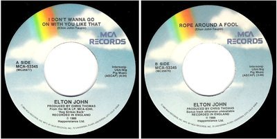 John, Elton / I Don&#39;t Wanna Go On With You Like That (1988) / MCA 53345 (Single, 7&quot; Vinyl)