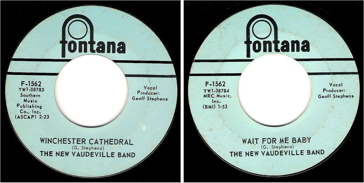 New Vaudeville Band / Winchester Cathedral (1966) / Fontana F-1562 (Single, 7&quot; Vinyl)