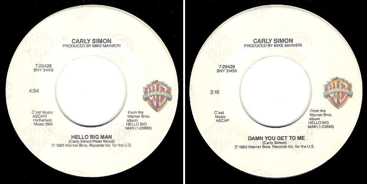 Simon, Carly / Hello Big Man (1983) / Hello Big Man (Single, 7&quot; Vinyl)