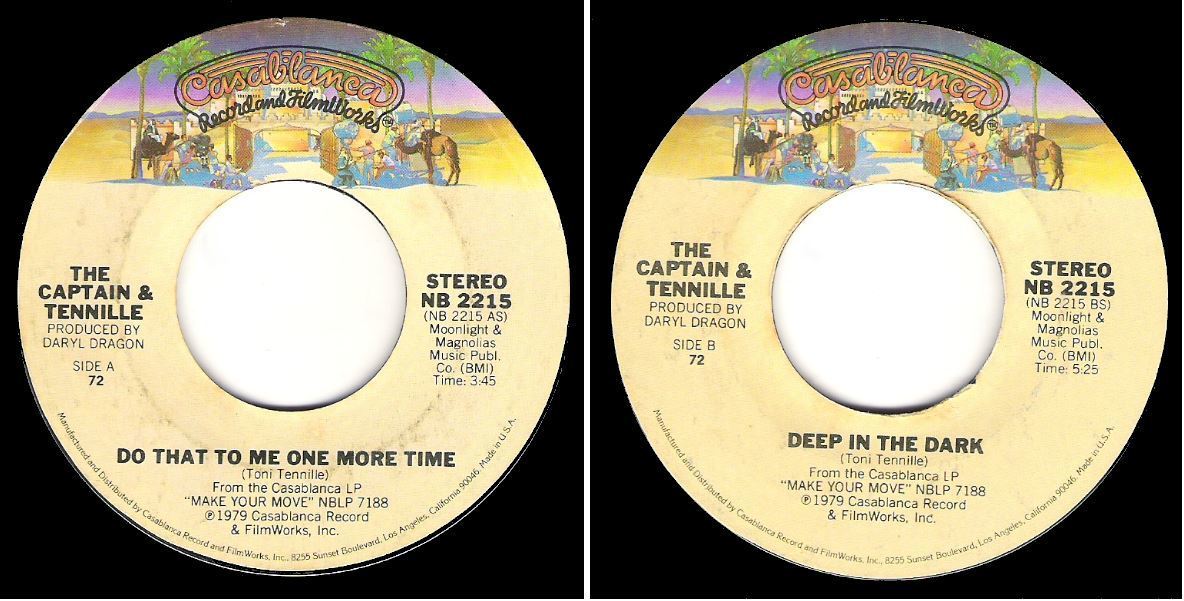 Captain + Tennille, The / Do That to Me One More Time (1979) / Casablanca NB-2215 (Single, 7" Vinyl)