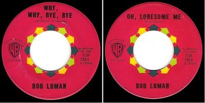 Luman, Bob / Why, Why, Bye, Bye (1960) / Warner Bros. 5184 (Single, 7" Vinyl)