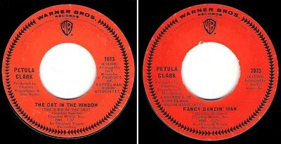 Clark, Petula / The Cat in the Window (The Bird in the Sky) (1967) / Warner Bros. 7073 (Single, 7&quot; Vinyl)