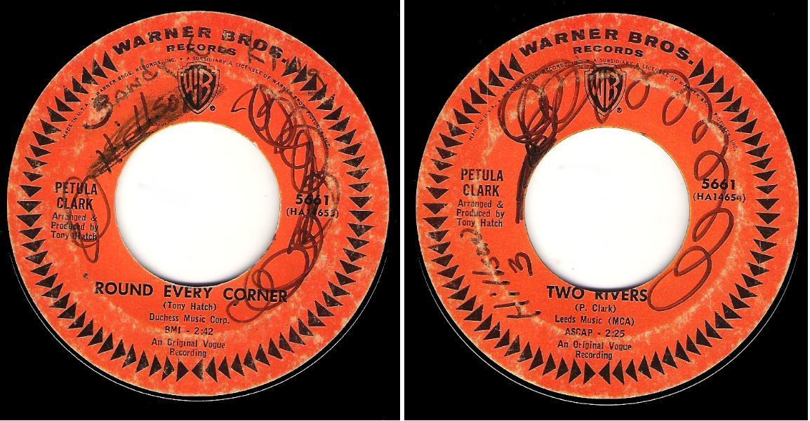 Clark, Petula / Round Every Corner (1965) / Warner Bros. 5661 (Single, 7" Vinyl)