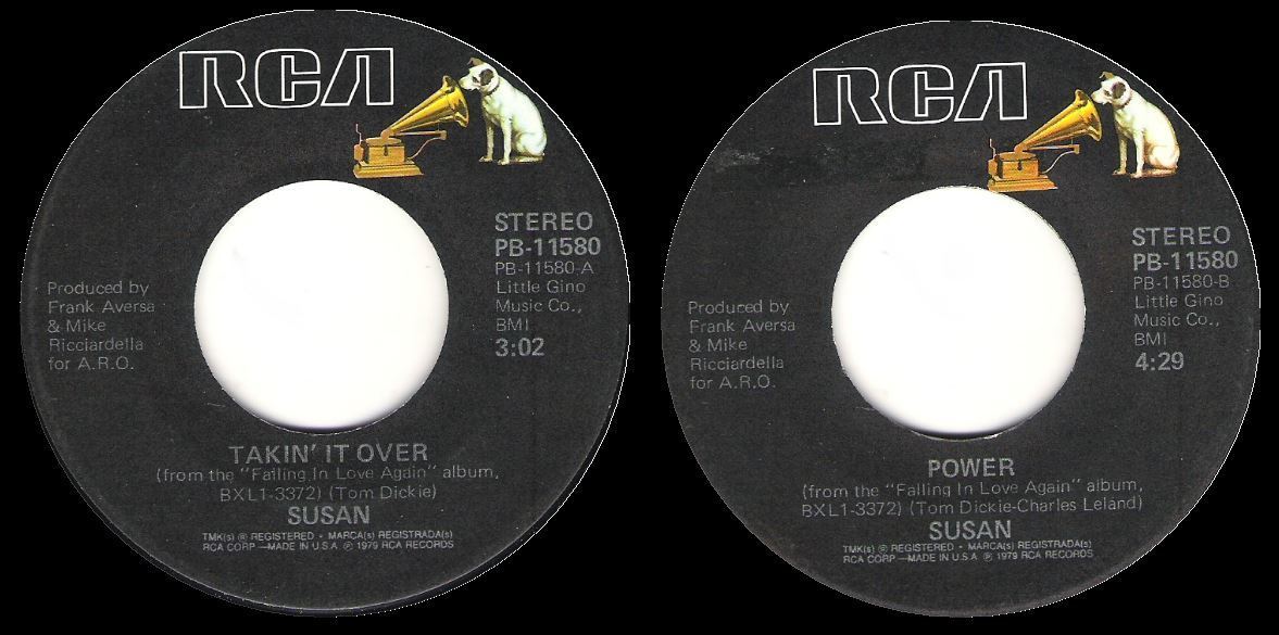 Susan / Takin' It Over (1979) / RCA PB-11580 (Single, 7" Vinyl)