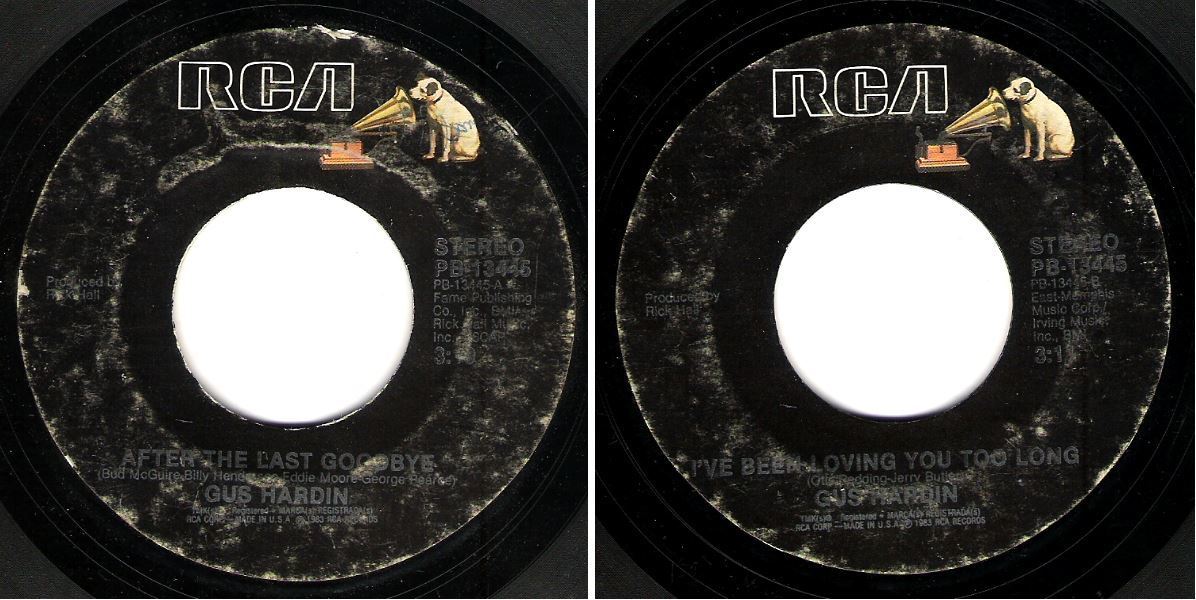 Hardin, Gus / After the Last Goodbye (1983) / RCA PB-13446 (Single, 7&quot; Vinyl)