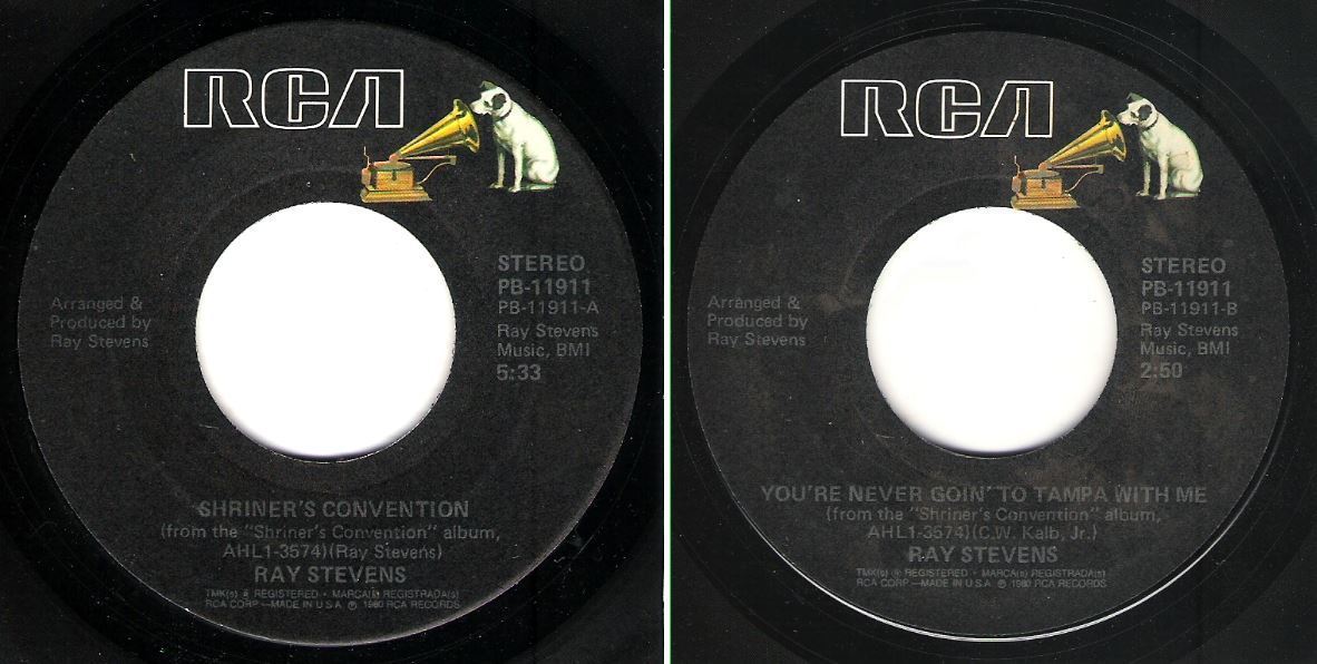 Stevens, Ray / Shriner&#39;s Convention (1980) / RCA PB-11911 (Single, 7&quot; Vinyl)
