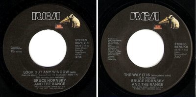 Hornsby, Bruce (+ The Range) / Look Out Any Window (1988) / RCA 8678-7-R (Single, 7&quot; Vinyl)