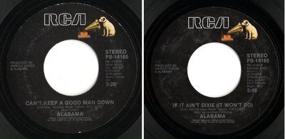 Alabama / Can&#39;t Keep a Good Man Down (1985) / RCA PB-14165 (Single, 7&quot; Vinyl)