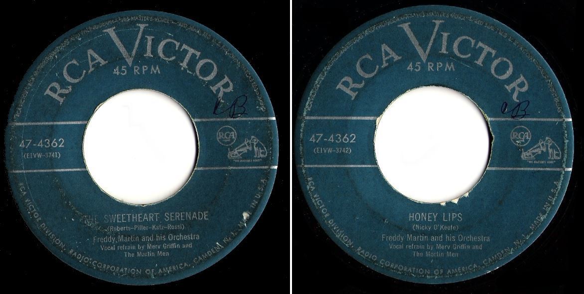 Martin, Freddy / The Sweetheart Serenade (1951) / RCA Victor 47-4362 (Single, 7" Vinyl)