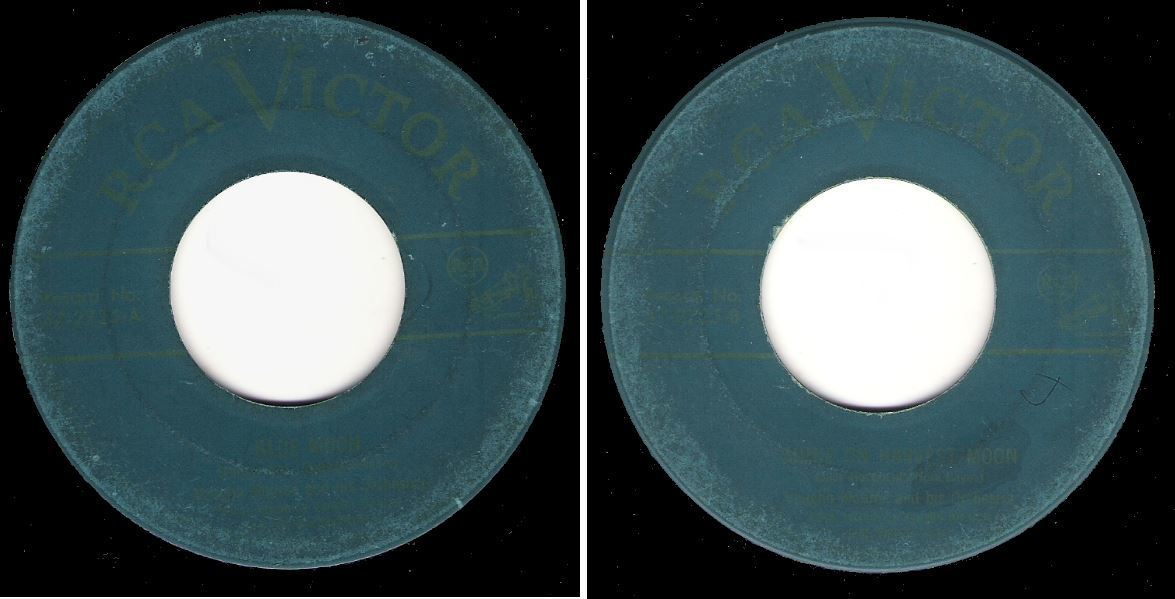 Monroe, Vaughn / Blue Moon (1949) / RCA Victor 47-2725 (Single, 7" Vinyl)