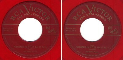Iturbi, Jose / Polonaise in A-Flat, Op. 53, No. 6 / RCA Victor (Red Seal) 49-0134 (Single, 7&quot; Red Vinyl)