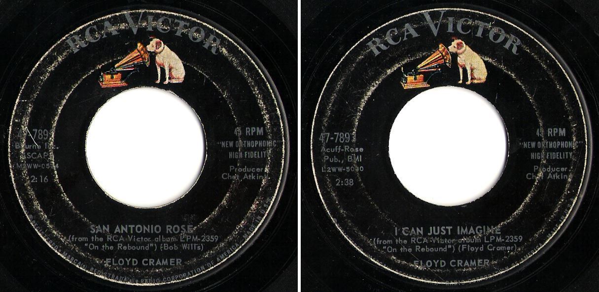 Cramer, Floyd / San Antonio Rose (1961) / RCA Victor 47-7893 (Single, 7" Vinyl)