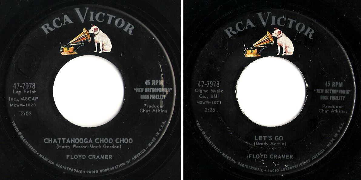 Cramer, Floyd / Chattanooga Choo Choo (1961) / RCA Victor 47-7978 (Single, 7&quot; Vinyl)