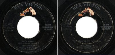Arnold, Eddy / Wagon Wheels (1957) / RCA Victor 47-7089 (Single, 7&quot; Vinyl)