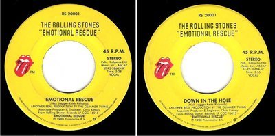Rolling Stones, The / Emotional Rescue (1980) / Rolling Stones RS-20001 (Single, 7&quot; Vinyl)