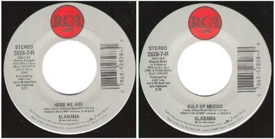 Alabama / Here We Are (1991) / RCA 2828-7-R (Single, 7&quot; Vinyl)