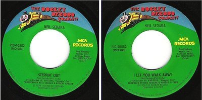 Sedaka, Neil / Steppin' Out (1976) / Rocket PIG-40582 (Single, 7" Vinyl)