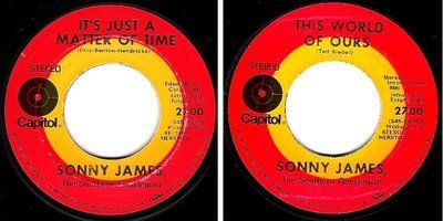 James, Sonny / It&#39;s Just a Matter of Time (1969) / Capitol 2700 (Single, 7&quot; Vinyl)