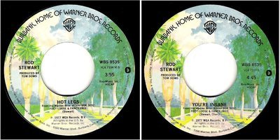 Stewart, Rod / Hot Legs (1977) / Warner Bros. WBS-8535 (Single, 7&quot; Vinyl)