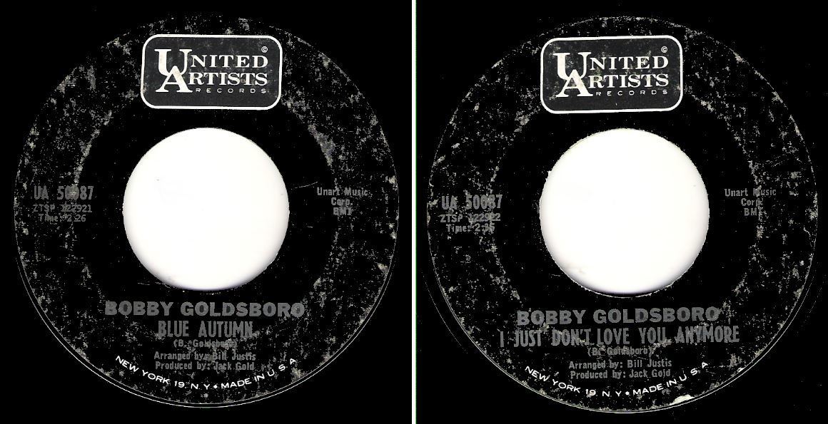 Goldsboro, Bobby / Blue Autumn (1966) / United Artists UA-50087 (Single, 7" Vinyl)
