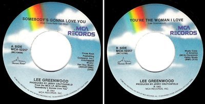 Greenwood, Lee / Somebody&#39;s Gonna Love You (1983) / MCA 52257 (Single, 7&quot; Vinyl)