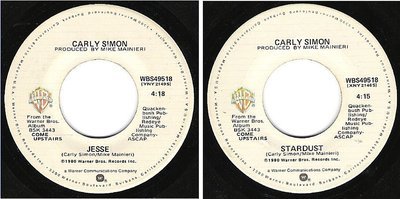 Simon, Carly / Jesse (1980) / Warner Bros. WBS-49518 (Single, 7&quot; Vinyl)