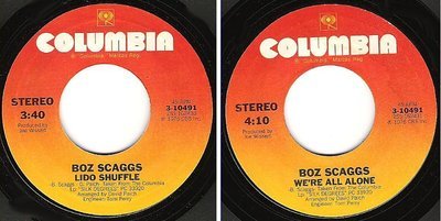 Scaggs, Boz / Lido Shuffle (1976) / Columbia 3-10491 (Single, 7&quot; Vinyl)