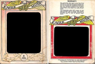 Eagle Music / White-Yellow-Red-Black (8-Track Sleeve)