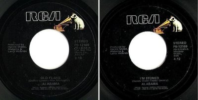 Alabama / Old Flame (1981) / RCA PB-12169 (Single, 7&quot; Vinyl)