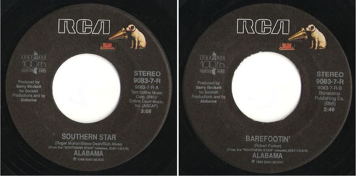 Alabama / Southern Star (1989) / RCA 9083-7-R (Single, 7" Vinyl)