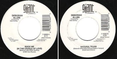 Allen, Deborah / Rock Me (In the Cradle of Love) (1993) / Giant 7-18566 (Single, 7&quot; Vinyl)