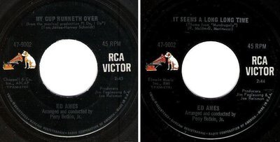 Ames, Ed / My Cup Runneth Over (1967) / RCA Victor 47-9002 (Single, 7&quot; Vinyl)