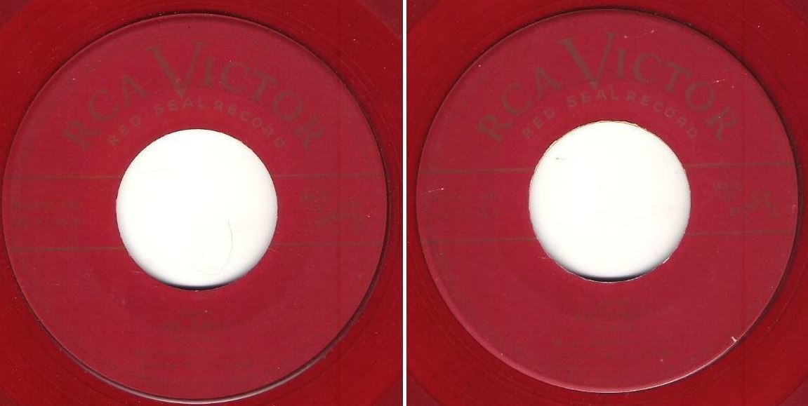 Anderson, Marian / Ave Maria (Hail, Mary) (1952) / RCA Victor (Red Seal) 49-0136 (Single, 7&quot; Red Vinyl)