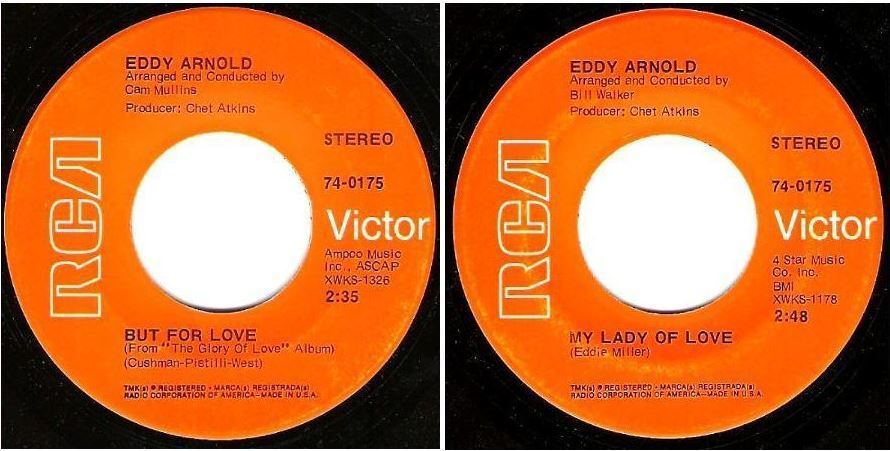 Arnold, Eddy / But For Love (1969) / RCA Victor 74-0175 (Single, 7" Vinyl)
